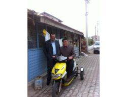 Sındırgı Belediyesi Koah'lı Şehit Babasına Üç Tekerlekli Motosiklet Verdi