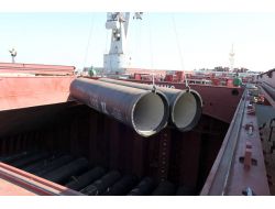 Asrın Projesi İçin İlk Borular Seka Limanı'na Geldi