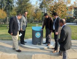 Manisa'da Yer Altı Çöp Konteynerleri Kullanılmaya Başlıyor