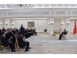 Batı Trakya Türkleri Dayanışma Derneği Heyeti Çankaya Köşkü’nde