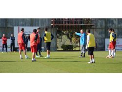 Gaziantepspor'da Paralarını Alan Futbolcular Antrenmana Çıktı