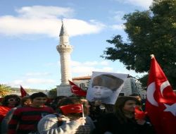 Bodrum'da Pkk'yı Binlerce Kişi Protesto Etti