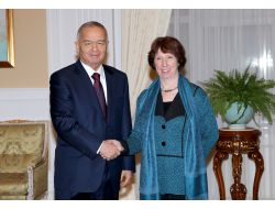 İslam Kerimov, Ashton'u Kabul Etti