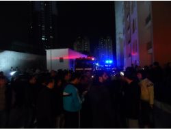 Lüks Sitedeki Yangın Korkuttu