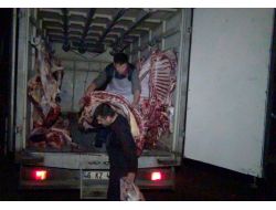 KAÇAK 2 TON ET YAKALANDI