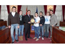 Avrupalı Gençler Büyükşehir Belediyesi'nde Ağırlandı