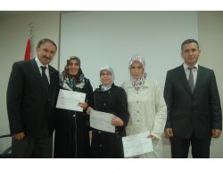 Mustafakemalpaşa'da Başarılı Kursiyerlere Sertifikaları Verildi