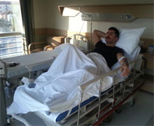 Özcan Deniz ölümden döndü!..