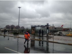 İstanbul'da Sağanak Yağmur Etkili Oldu