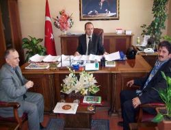 Araştırmacı Yazarlardan Kaymakam Öner'e Ziyaret