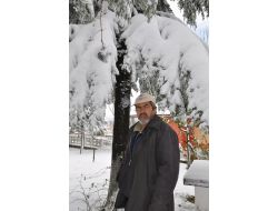 Hamzabeyli’de Kar Kalınlığı 15 Santimetreye Ulaştı