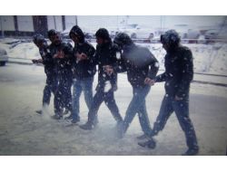 Bitlis'e Kar Yağdı, Gençler Gangam Style Dansı Yaptı