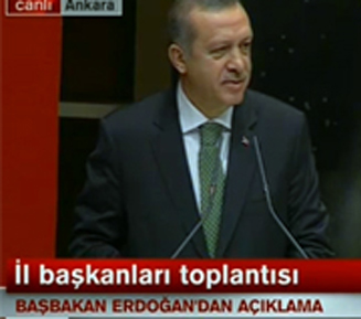 Başbakan Erdoğan konuşuyor