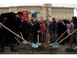 Keçiören Belediyesi Okul Bahçelerini Ağaçlandırıyor
