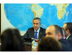 Bülent Arınç, Balkan Ülkelerinden Gelen Gazetecileri Kabul Etti