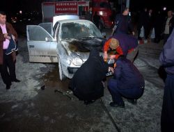Otomobil, Hareket Halindeyken Alev Alarak Yandı