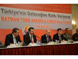 Batman’a Tobb Anadolu Lisesi Açılıyor