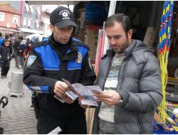 Polis Dolandırıcılara Karşı Broşürle Uyardı