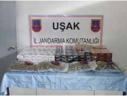Uşak'ta Esrar Ve Kaçak Sigara Ele Giçirildi