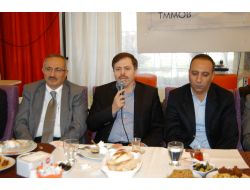 İmo Uşak Şubesi Rektör Sait Çelik'i Misafir Etti