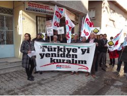 Ödp'liler Uşak'ta Eylem Yaptı