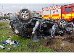 Emniyet Kemeri Taktılar, Kazadan Yara Almadan Kurtuldular