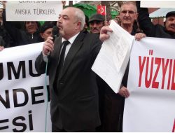 Sürgündeki Ahıska Türkleri, İnsan Hakları Günü'nde Haklarını Haykırdı