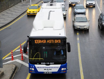GÖLBAŞI-AŞTİ METROBÜS SEFERLERİ BAŞLADI