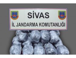 Sivas’ta 142 Kilo Esrar Ele Geçirildi