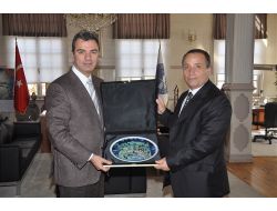 Öztürk'ten Başkan Kavuncu'ya Veda Ziyareti