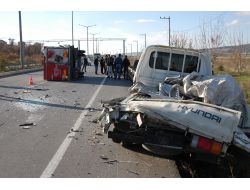 Uşak'ta Trafik Kazası: 1 Yaralı