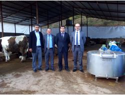 Üreticilere Süt Soğutma Tankı Dağıtıldı