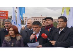 Sendikalardan Meclis Önünde ‘bütçe’ Protestosu