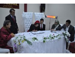 Yozgat'ta 12 Çift, 12.12.2012'de Evlendi