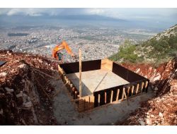 Teleferik Projesi İçin Üst İstasyon Yapımına Başlandı