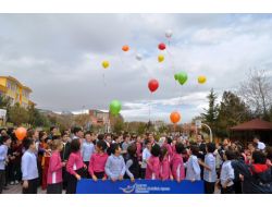 12.12'de Gökyüzüne Mevlana'nın Sözlerinin Yazılı Olduğu Balonları Bıraktılar