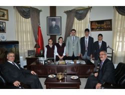 Merzifon Tarihini Öğrenmek İçin Belediyeyi Ziyaret Ettiler