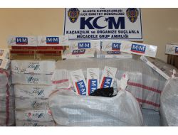 Alanya'da 14 Bin 620 Paket Gümrük Kaçağı Sigara