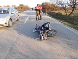 Enez’de Motosiklet Kazası: 1 Ölü,1 Yaralı