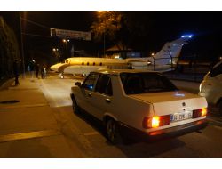 Trafikte 'Uçak' Gören Sürücüler Şok Yaşadı