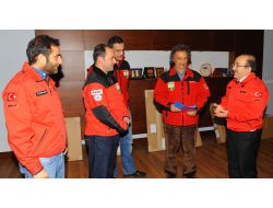 Trabzon Belediyesi'nden Akut'a Malzeme Yardımı