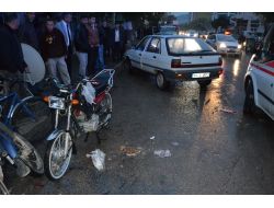 Otomobil İle Motosiklet Çarpıştı: 1 Yaralı