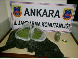 Ankara'da Bir Evin Garajında Esrar Ele Geçirildi