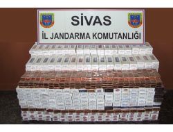 Sivas’ta 8 Bin Paket Kaçak Sigara Ele Geçirildi