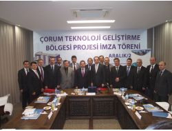 Çorum Teknokent Projesi'nin Resmi Protokolü İmzalandı