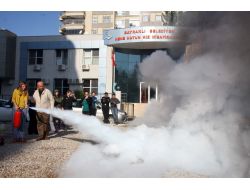 Bayraklı’da Öğrencilere Yönelik Yangın Tatbikatı Yapıldı