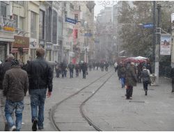 TAKSİM’DEN KAR MANZARALARI