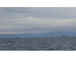 Fırtına Sebebiyle Gemiler Sarımsaklı Sahili Açıklarına Demirledi