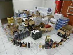 Uşak’ta Kaçak İçki Ve Sigara