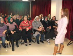 Çubuklu Kadınlara Sağlıklı Zayıflama Semineri Verildi